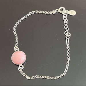 Pink Queen Conch Shell Cabochon Bracelet